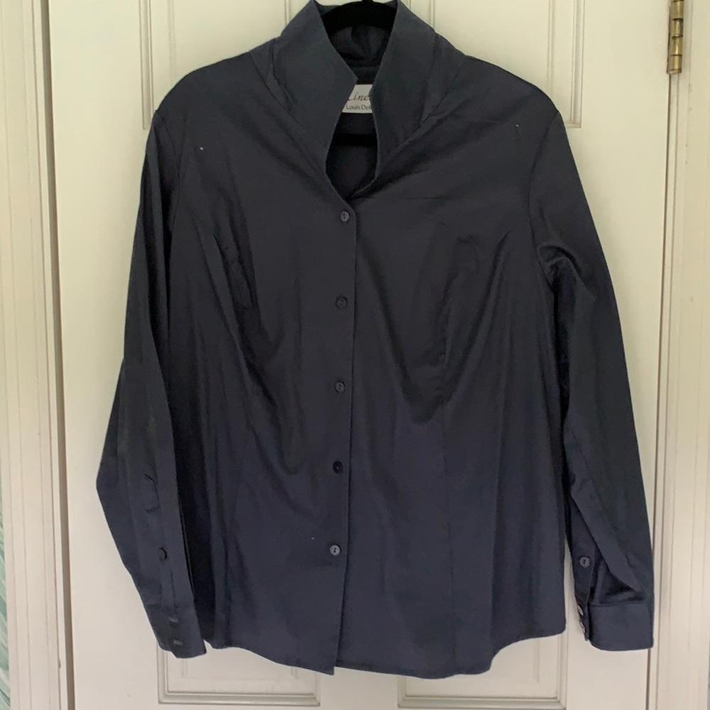 Funnel neck blouse